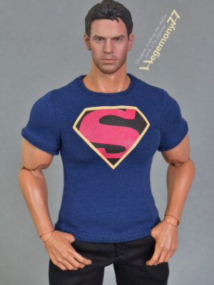 Dummy V-Neck T-Shirt - Blue